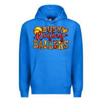 True Royal busy raising ballers softball Premium Hoodie - Jasminsmagicworld