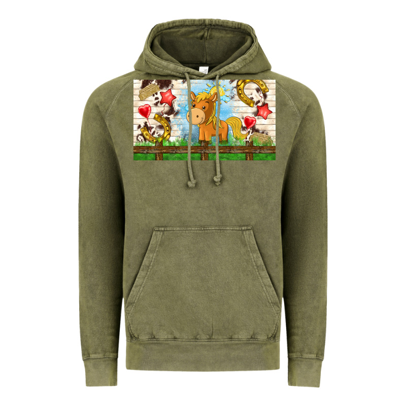 Cute Horse Vintage Hoodie by TumblerDesignByShophia | Teevron