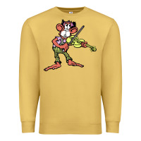 Antique Gold the iommi monkey Premium Sweatshirt - lanVoArt