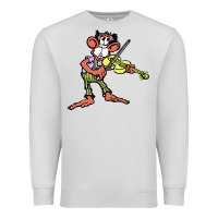 Dove Grey the iommi monkey Premium Sweatshirt - lanVoArt