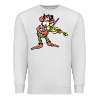 Oatmeal Heather the iommi monkey Premium Sweatshirt - lanVoArt