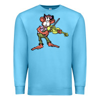 Ocean Blue the iommi monkey Premium Sweatshirt - lanVoArt