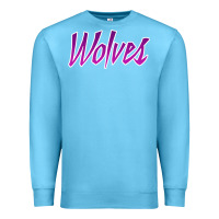 Ocean Blue Timberwolves Prince Jersey gift Premium Sweatshirt - lanVoArt