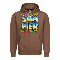 Chestnut summer time Zipper Hoodie - CowhideDigitalArt