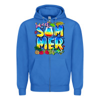 True Royal summer time Zipper Hoodie - CowhideDigitalArt