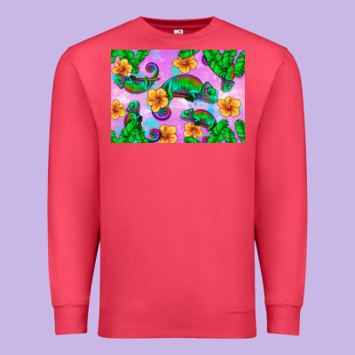 Chameleon Premium Sweatshirt Designed By Artiststas