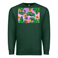 Sports Green Chameleon Premium Sweatshirt - Artiststas