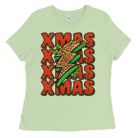 Matcha xmas lightning bolt Ladies Tee - Jasminsmagicworld