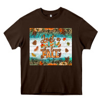 Chocolate Brown Just A Girl Who Loves Fall Tumbler Heavy Core Tee - BundleAndBundleShop