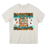 Cream Just A Girl Who Loves Fall Tumbler Heavy Core Tee - BundleAndBundleShop