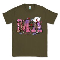 Army Green valentines day ma nurse Classic Tee - RanaPortraitStore