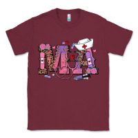Burgundy valentines day ma nurse Classic Tee - RanaPortraitStore