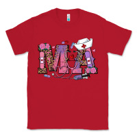 Red valentines day ma nurse Classic Tee - RanaPortraitStore