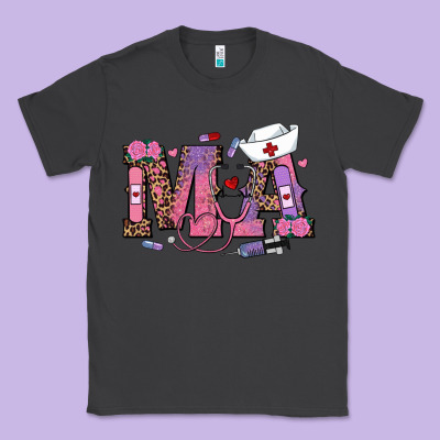 Valentines Day Ma Nurse Classic Tee Designed By Ranaportraitstore