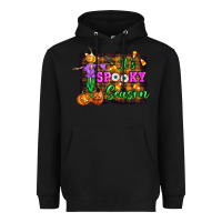 Black it's spooky season halloween Heavyweight Hoodie - Artiststas