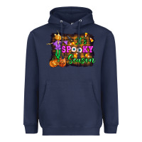 Navy it's spooky season halloween Heavyweight Hoodie - Artiststas
