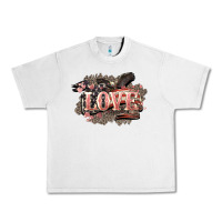 Lunar Rock Love America 4th of july Urban Heavy Tee - HowdyJamesFarm
