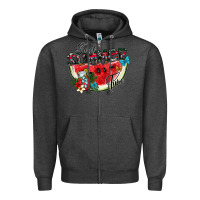 Charcoal Heather sweet summer time Zipper Hoodie - CowhideDigitalArt