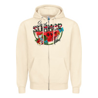 Sandshell sweet summer time Zipper Hoodie - CowhideDigitalArt