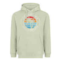 Matcha Oceanside California Ca Vintage Retro 70S Heavyweight Hoodie - lanVoArt
