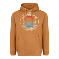 Meerkat Oceanside California Ca Vintage Retro 70S Heavyweight Hoodie - lanVoArt