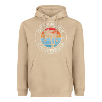 Mushroom Oceanside California Ca Vintage Retro 70S Heavyweight Hoodie - lanVoArt