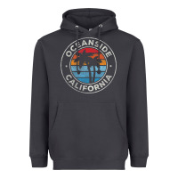 Smoke Oceanside California Ca Vintage Retro 70S Heavyweight Hoodie - lanVoArt