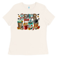 Senior 2023 Coffee Cups Ladies Tee | Teevron