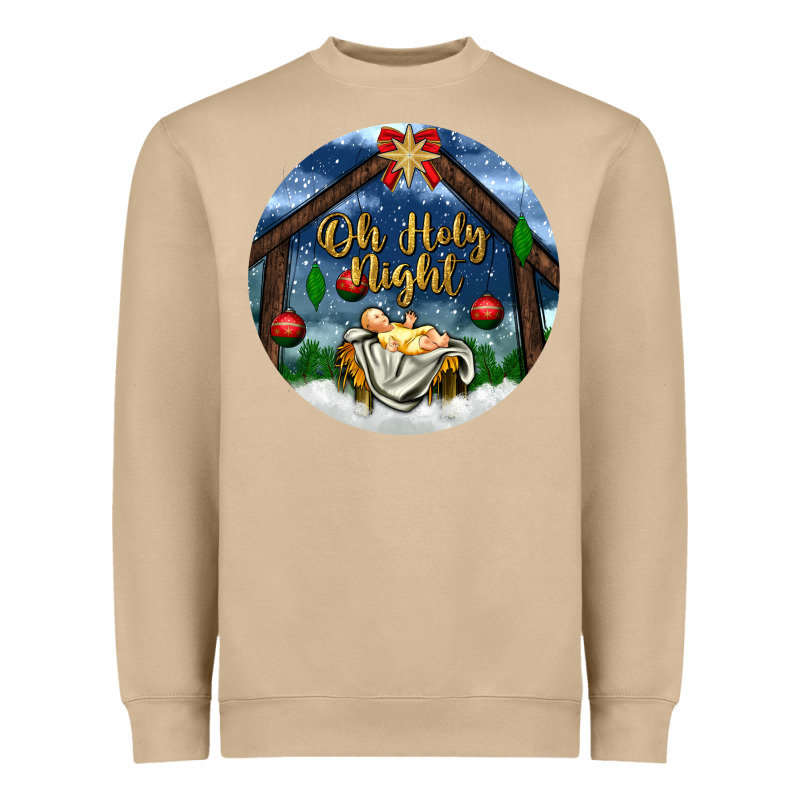 Oh Holy Night Heavyweight Sweatshirt by BundleAndBundleShop | Teevron