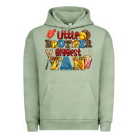 Pigment Oil Green little brother biggest fan Urban Hoodie - AdoDesignShop