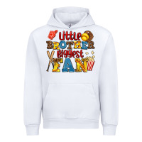White little brother biggest fan Urban Hoodie - AdoDesignShop
