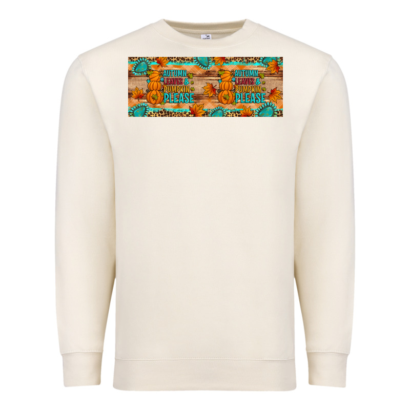 Autumn Leaves And Pumpkin Please 11 Oz Mug Premium Sweatshirt by Artiststas | Teevron