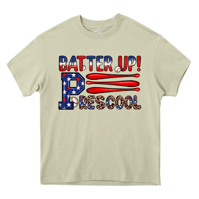 Batter Up Preschool Heavy Core Tee by JahusDesignShop | Teevron