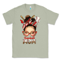 Matcha Baseball Mom Messy Bun Classic Tee - texasbilliewilder