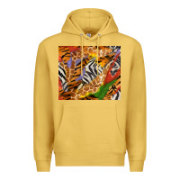 Antique Gold safari patterns tumbler Premium Hoodie - BundleAndBundleShop