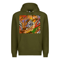 Army Green safari patterns tumbler Premium Hoodie - BundleAndBundleShop