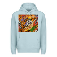 Blue Mist safari patterns tumbler Premium Hoodie - BundleAndBundleShop