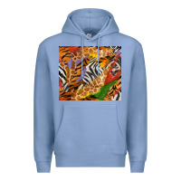 Colony Blue safari patterns tumbler Premium Hoodie - BundleAndBundleShop