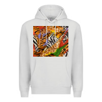 Dove Grey safari patterns tumbler Premium Hoodie - BundleAndBundleShop