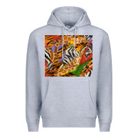 Heather Grey safari patterns tumbler Premium Hoodie - BundleAndBundleShop