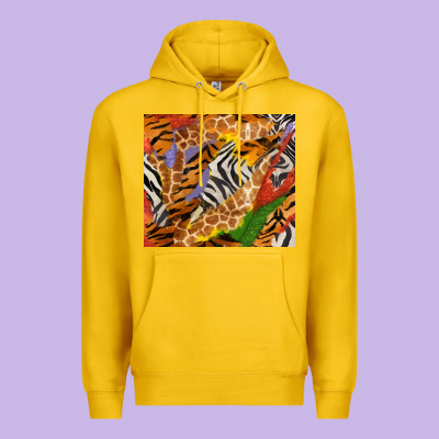 Safari Patterns Tumbler Premium Hoodie Designed By Bundleandbundleshop