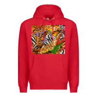 Red safari patterns tumbler Premium Hoodie - BundleAndBundleShop