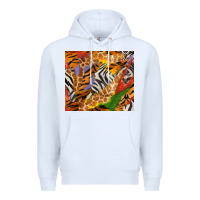 White safari patterns tumbler Premium Hoodie - BundleAndBundleShop
