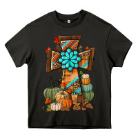 Asphalt fall cross Heavy Core Tee - BundleAndBundleShop