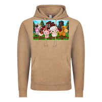 Vintage Coffee cute farm animals Vintage Hoodie - TumblerDesignByShophia