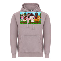 Vintage Zinc cute farm animals Vintage Hoodie - TumblerDesignByShophia