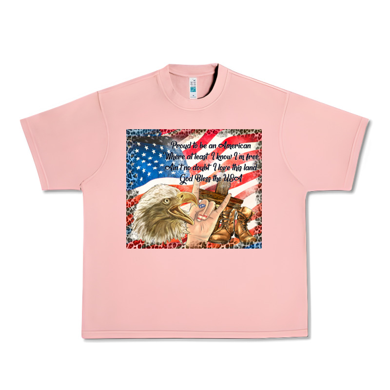 God Bless The Usa Urban Heavy Tee by TumblerDesignByShophia | Teevron