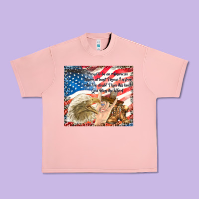 God Bless The Usa Urban Heavy Tee Designed By Tumblerdesignbyshophia