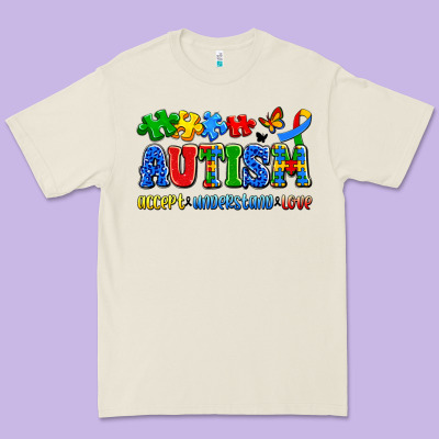 Autism Accept Understand Love Premium Tee Designed By Artiststas