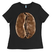 Black coffee bean Ladies Tee - BarkalooDesign